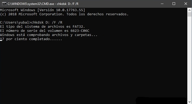 Reparar microSD