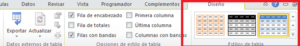 Tabla de Excel 